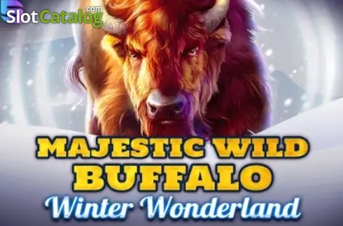 Majestic Wild Buffalo - Winter Wonderland